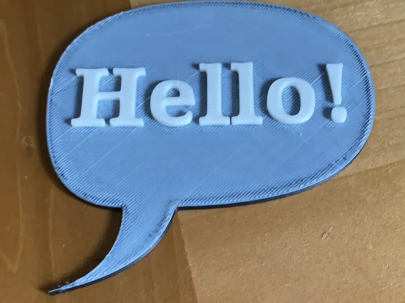 My Printer Message!