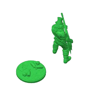 Semi-orc Bard (Slash)