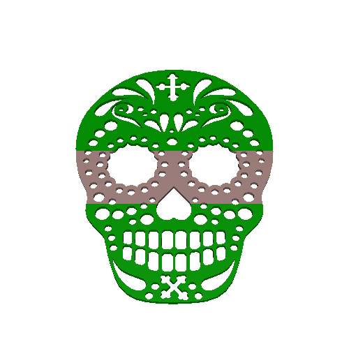 Tiki Skull Decoration V3