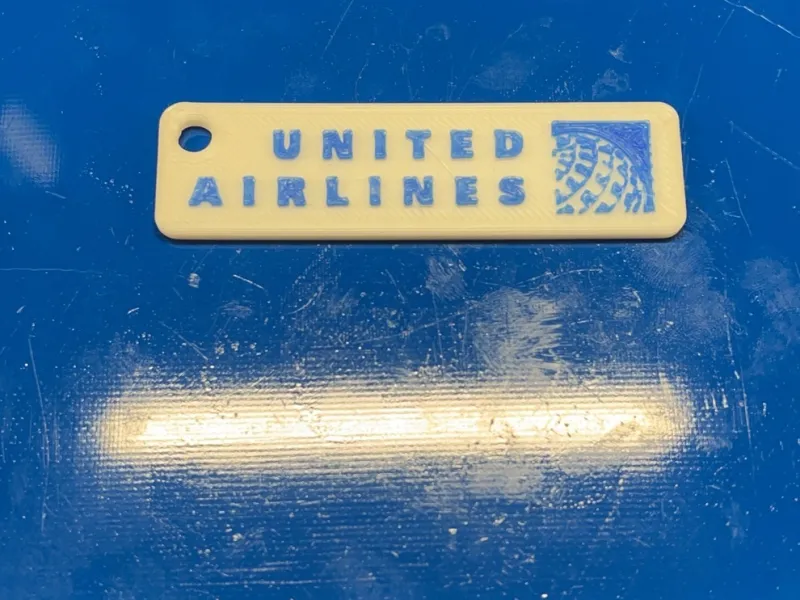 United Airlines Keychain