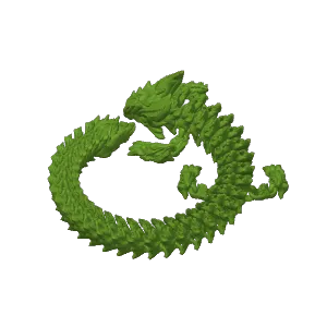 Elder Articulated Arctic Dragon