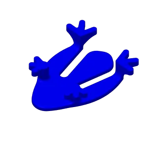 Jumping articulated frog-Strong jump!!!
