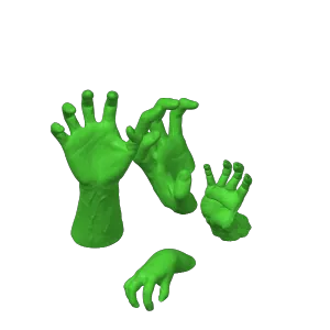creep hands