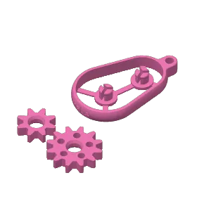 Gearbox Keychain
