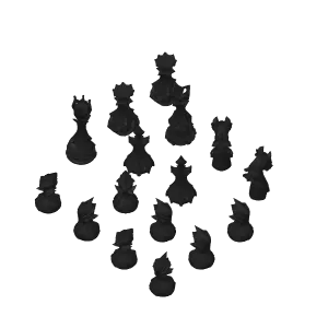 Stylized Chess Set