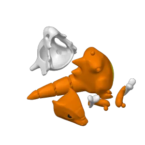 Articulated Cubone Toy
