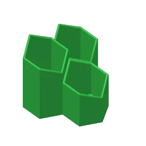 Hexagon Remote Holder