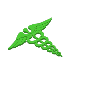 Caduceus sign