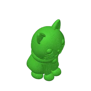 Cute knitted kitty