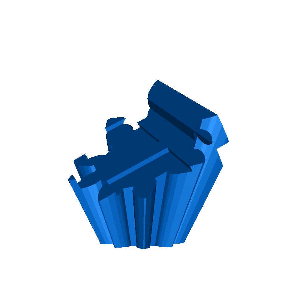 TARDIS gear cube