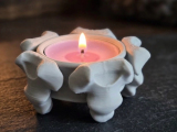 Bone Bloom Candle Holder-2