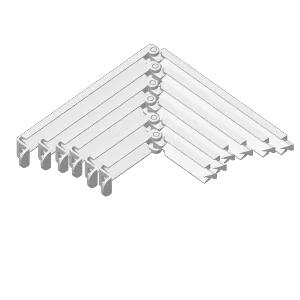 Clip - Print in place, all materials compatible (incl. PLA)