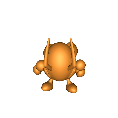 Pokemon Ledian #166 - Ready for 3D Printing!