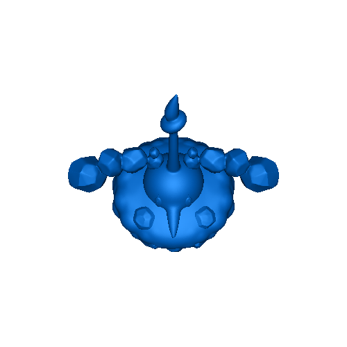Pokemon Wormadam #413 - ¡Listo para imprimir en 3D!