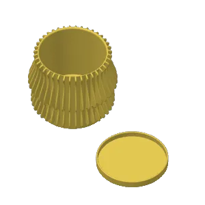 Plant Pot w/ drain base