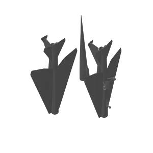 NASA X-59 with and without Landing Gear
