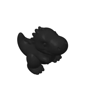 A Cute Tiny T-rex