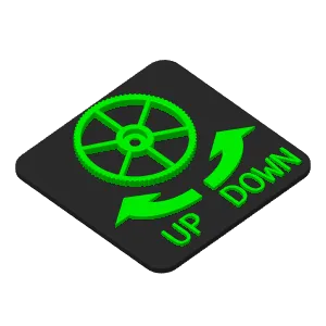 Bed Level Wheel Direction Reminder CR10 Ender 3 2 Smart Pro