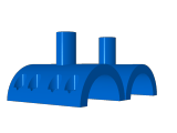 Bruder compactor motor mount-0