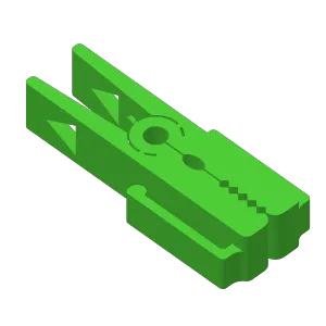 Clothespins with hook