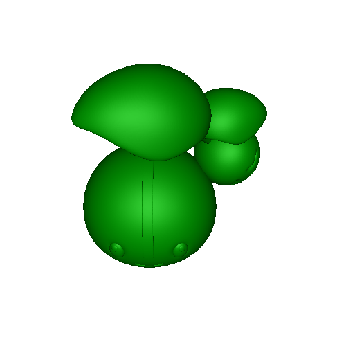 Pokemon Cherubi #420 - Ready for 3D Printing!