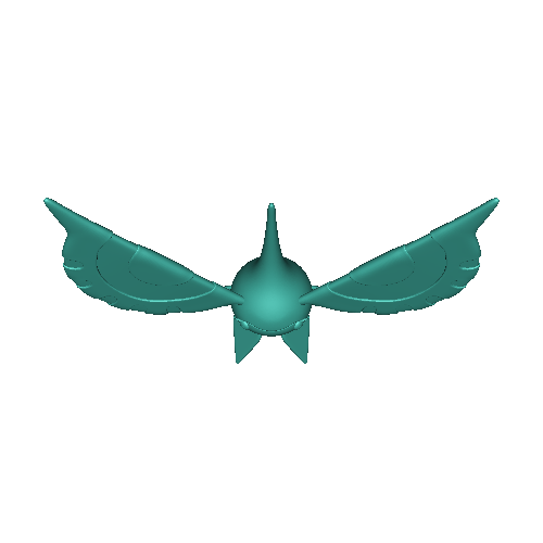 Pokemon Masquerain #284 - Ready for 3D Printing!
