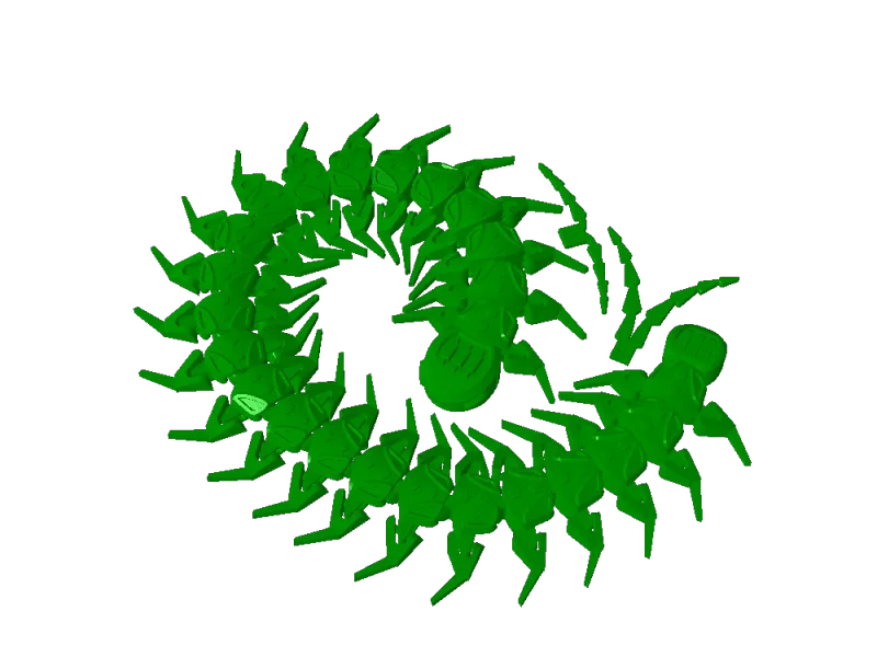 Centipede from thingiverse