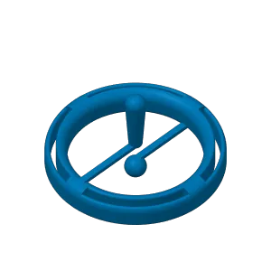 Spinning top with levitation effect