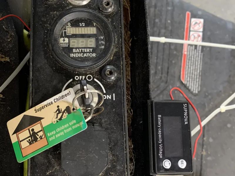 Battery Voltage Display Mount