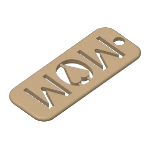 Mom Keyring