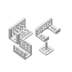 Brackets for various purposes