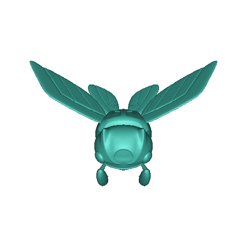 Pokemon Ninjask #291 - Ready for 3D Printing!