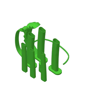 collapsing sword customizable. split in parts.