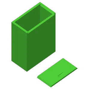 Playing card box