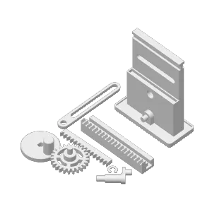 GEARS MECHANISM - ALTERNATE MOTION ASSEMBLY TOY