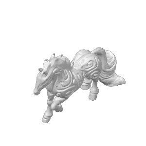 Stylish horse