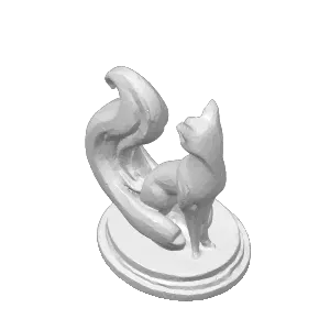 Sinuous Fox - A Minimalist Masterpiece to 3D Print