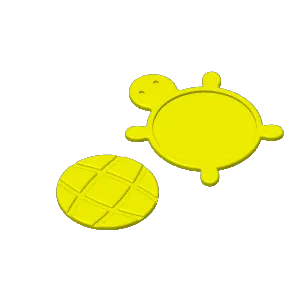 Turtle Coaster, Cute Eco-Friendly Drink Coaster, Ocean