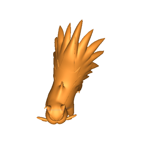 Pokemon Stunky #434 - Ready for 3D Printing!