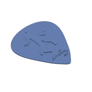 Pua de Guitarra "Elvis" (Modelo Decorativo)