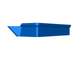 Funnel tray with tip-0