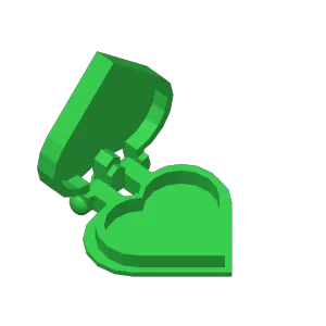 Heart keychain