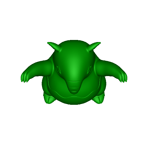 Pokemon Drowzee #96 - ¡Listo para imprimir en 3D!