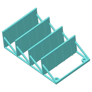 Hotwheels wall-mount display