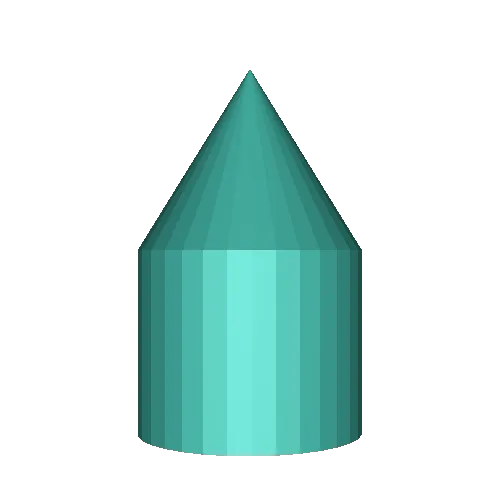 1” rocket ends
