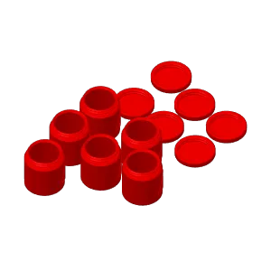 Hazardous Containers with Threaded Lid