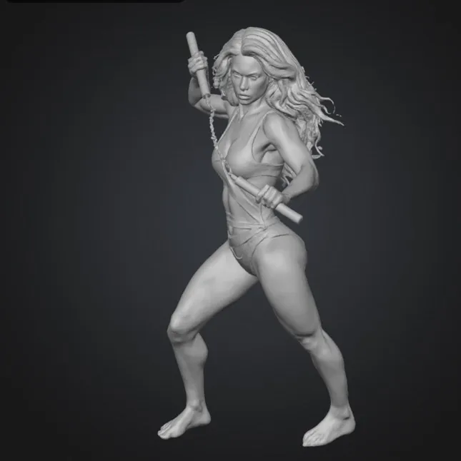 Nunchuck chick cosplay
