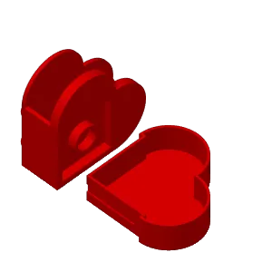 Heart Brick Stackable Desk Box
