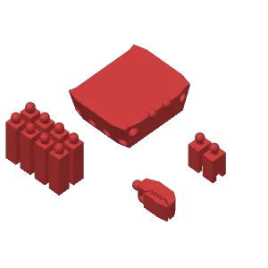 Crab - minecraft style