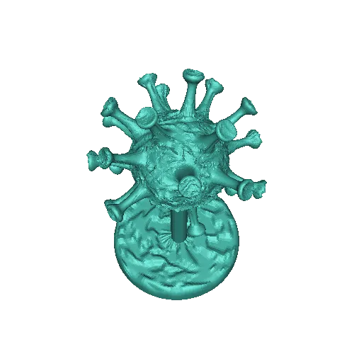 Corona Virus in miniatura